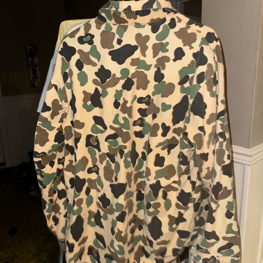 Mens Large Vintage Camo Jacket/Shirt - Picture 3 of 3